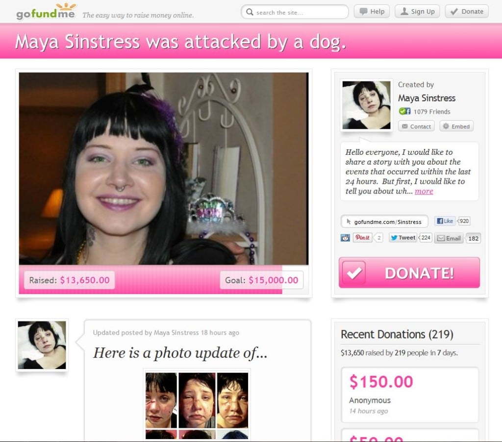 Donate to Maya Sinstress's Fundraiser