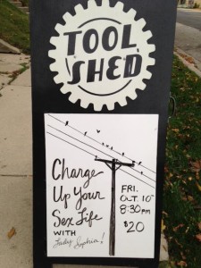 Come learn about electrical play  with me at Tool Shed in Milwaukee, WI on Friday October 10th at 8:30pm.